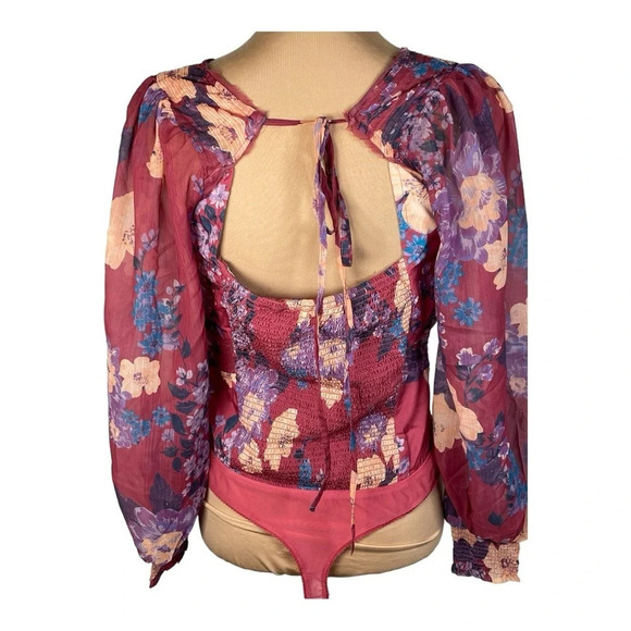 FREE‎ PEOPLE Wanderlust Bodysuit / Dahlia Combo - Picture 5 of 13